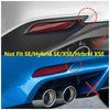 Toyota Camry LE / XLE Chrome Rear Fog Light Frame Cover Trim (2018-2024)