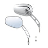 Harley Touring Road Electra Street Glide Chrome Rear View Mirrors (1994-2022)