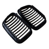 BMW E46 Sedan 325i 328i 330i Gloss Black Front Kidney Grille (1998-2001)