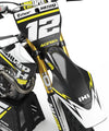Husqvarna TC 85 Custom Graphic Kit HERO Style Decals (2014-2017)