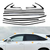 Lexus RX270 RX350 RX450h Gloss Black Window Strip Moulding (2008-2015)