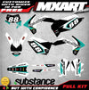 KTM EXC Premium Custom Graphics Kit Stickers (2012-2013)