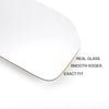Peugeot 106 Right Side White Mirror Glass w/ Back (1991-2004)
