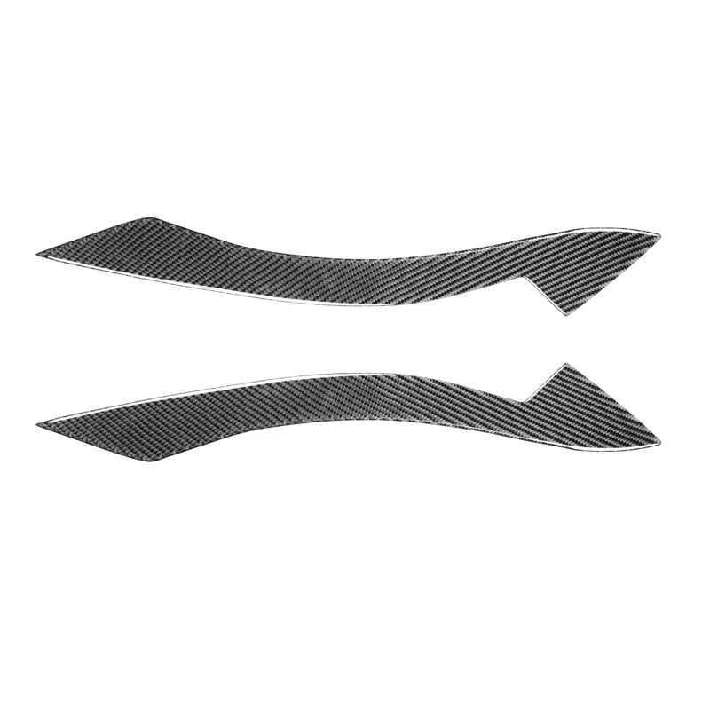 Carbon Fiber Headlight Sticker Eye Lid Cover Eyebrow Trim Fits BMW Z4 2009-2015