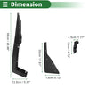 Chevrolet Camaro Mud Flaps Splash Guards (2013-2015)