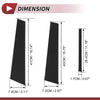 Nissan Maxima 6 Pcs Black Door Pillar Window Trim (2016-2023)