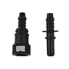 Vehicle Fuel Line Hose Connector Black Nylon Pipe Connector Quick Release
