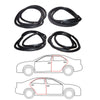 Datsun Nissan Sentra Sunny B12 GXE Sedan 1985-1990 Front Rear Door Weatherstrip