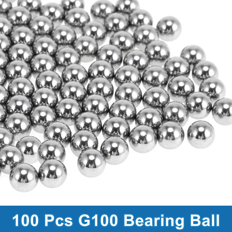 Bearing Ball 10.3mm Steel G100 Precision Ball Silver Tone 100 Pcs