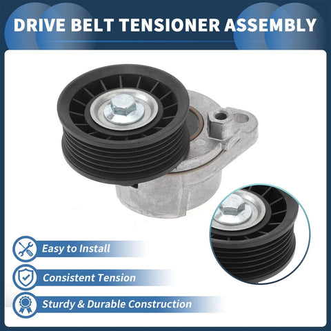 Ford Escape 2.5L L4 Gas (2009-2012) - 1 x Metal Component Belt Tensioner