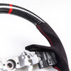 Subaru Legacy Forester Steering Wheel Carbon Flat Bottom Suede (15-17)