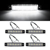 4PC Marine Grade 12-Volt Large Waterproof Cool White LED Courtesy Lights