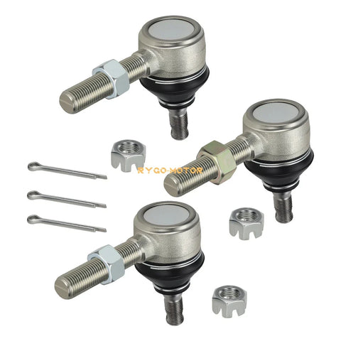 Club Car DS Golf Cart Steering Box Drag Link 3 x Tie Rod Ends (1976–2008)