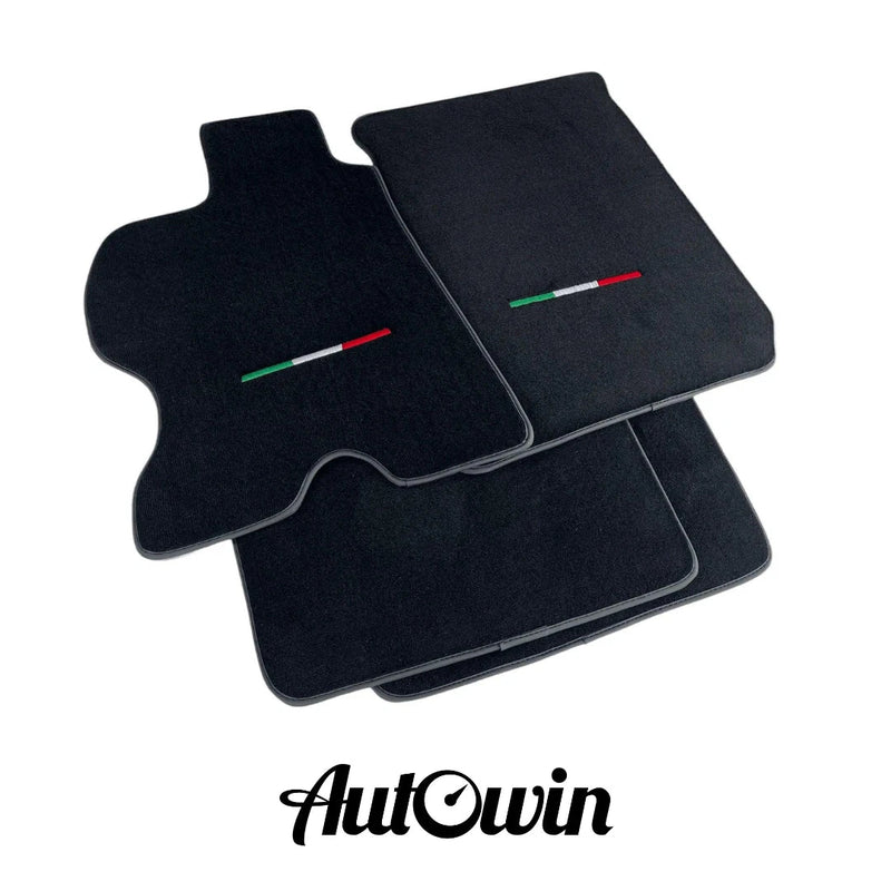 Ferrari FF (2011-2016) - AutoWin Brand Italian Edition Black Floor Mats