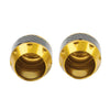 Make & Model 2 x Gold Motorcycle Front Fork Frame Sliders