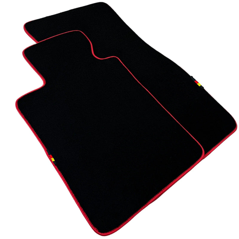 BMW iX1 Series U11 SUV (2023-2026) Red Trim AutoWin Black Floor Mats