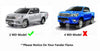 Toyota Hilux 1kdM70 M80 (2015-2017) Rear Mud Flap (2 x)
