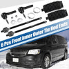 Dodge Caravan 6 Pcs Tie Rod End Links Suspension (2008-2020)