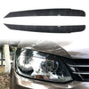 Volkswagen Touran Carbon 2011-2015 Front Headlight Eyelid Trim Cover