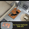 Toyota Highlander 1X Wood Grain Center Console Gear Shift Panel (2008-2013)