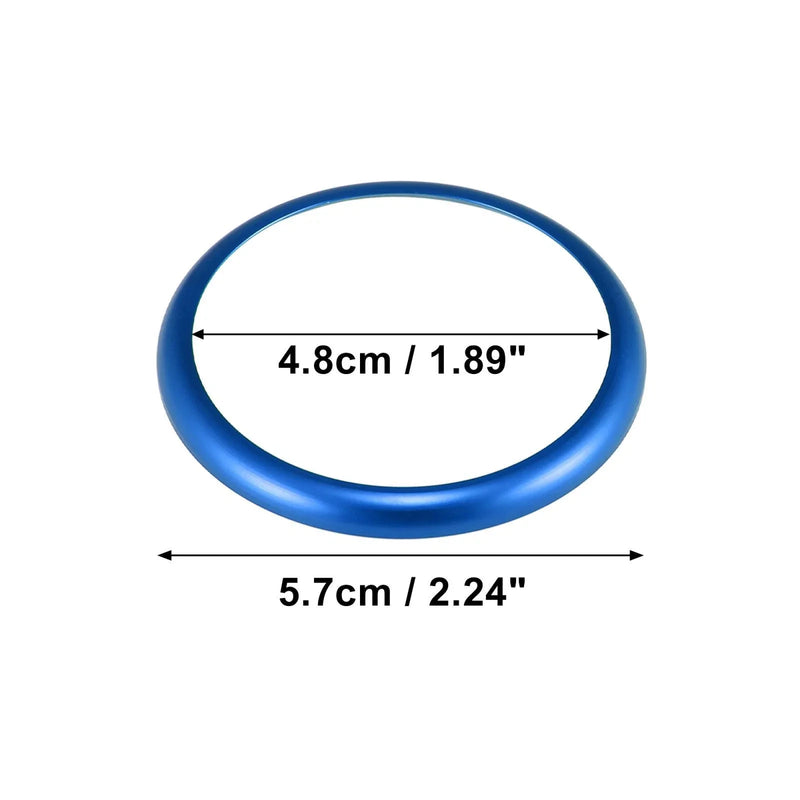 BMW X3 Blue Multimedia Knob Ring Aluminum Alloy