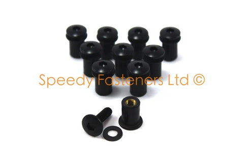 Ducati 1098 1198 848 Fairing / Bolt Kit / Black Anodised (2010–2012)