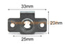 4x Dzus Fasteners Black D Anello Dzus Quarter Turn Motorcycle Fairing