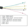 2 x 60cm RGB LED Flexible Front Kidney Strip Lights
