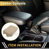 Toyota Tundra (2007-2021) Beige Microfiber Leather Console Lid Armrest Cover