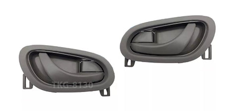 Nissan Navara NP300 D23 Inner Door Handle 2 x Gray (2015-2023)