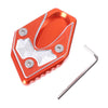 Suzuki GSX250R (2017-2018) Orange Aluminum Kickstand Side Stand Pad