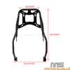 Harley Softail Street Bob Aluminum Rear Top Case w/ Mounting Bracket (2018-2023)