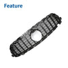 Mercedes E200 AMG Body Styling Black Front Upper Bumper Grille (2017-2023)