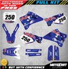 Yamaha YZ 250 (1996-2001) - Aussie Style Decals Graphics Kit