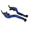 Yamaha YZF R1 R6 R6S CNC Blue Extendable Brake Clutch Levers (2004-2016)