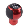 Universal Aluminum Car - Red 5 Speed Manual Gear Shift Knob Lever