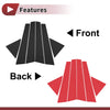 KIA Cerato (2009-2012) Black 6 Pcs Door Pillar Window Trim