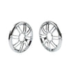 Harley Electra Tri Glide Chrome Rear Speaker Trim Grill Cover (2009-2023)