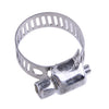 50pcs Stainless Steel Hose Clamps Adjustable 1/2"-3/4"