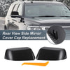 Cadillac & Chevrolet 1x Rearview Mirror Cover Cap Black Carbon Fiber