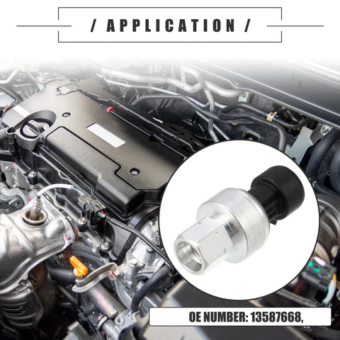 Chevrolet Air Conditioning Black Metal Pressure Sensor