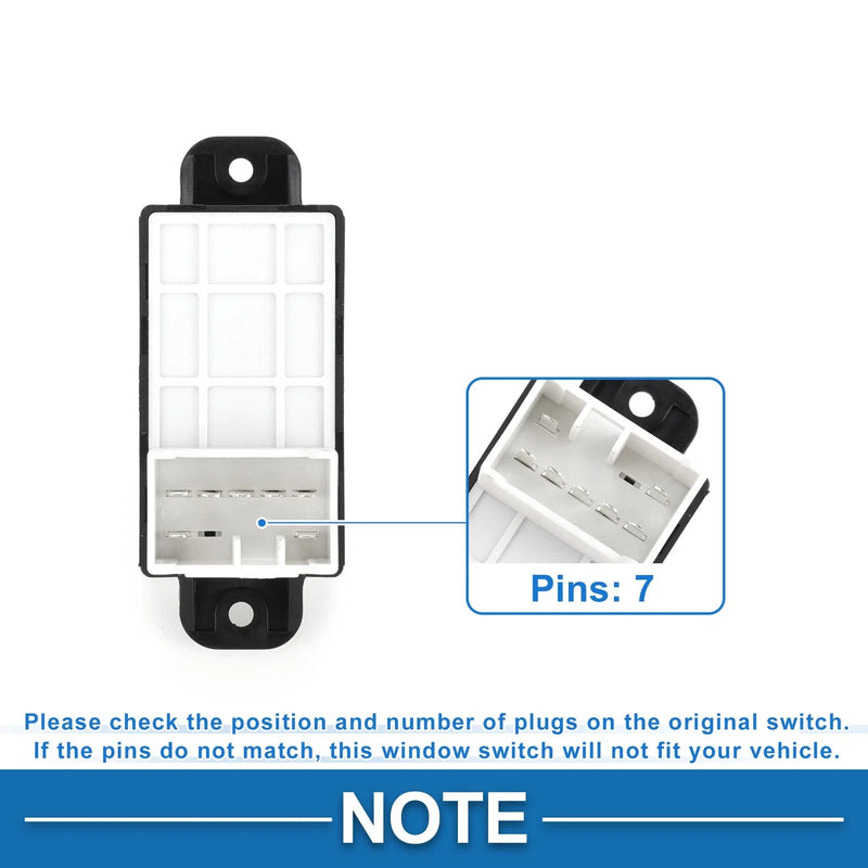 Kia K3 Cerato Rio Passenger Side Power Window Switch (2011-2017)
