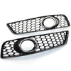 Audi A3 8P S-Line Chrome Ring Front Fog Light Grill Trim (2009-2013)
