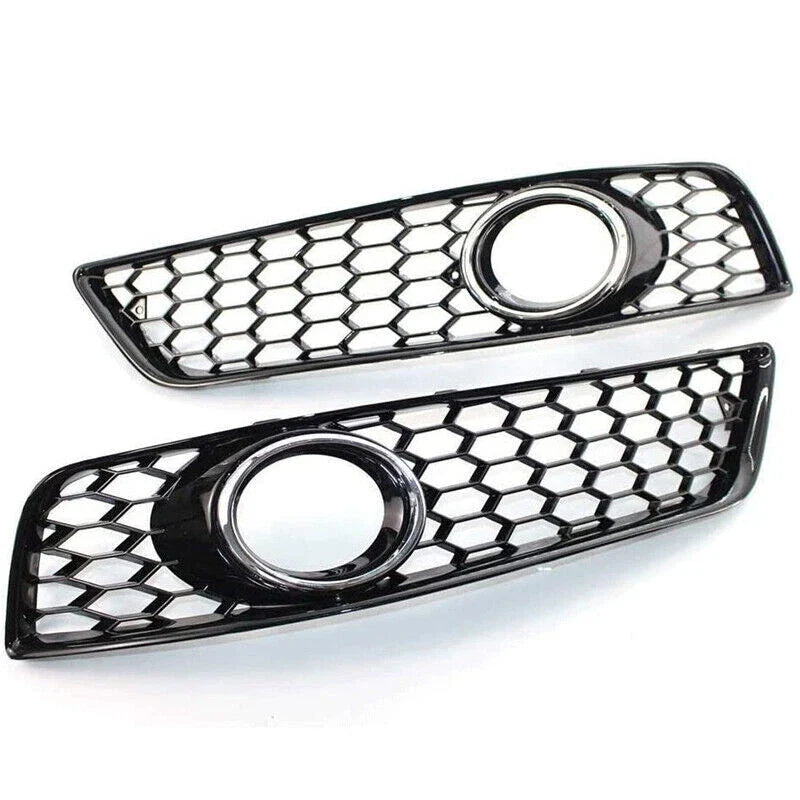 Audi A3 8P S-Line Chrome Ring Front Fog Light Grill Trim (2009-2013)