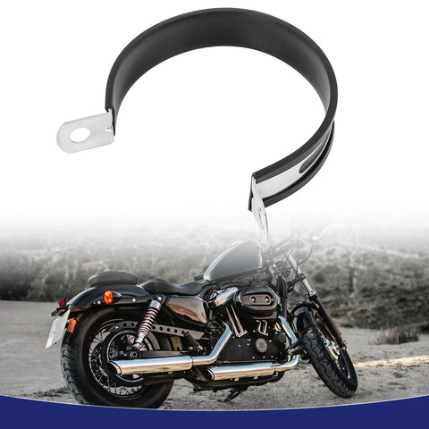 89mm/3.50" Motorcycle Exhaust Down Pipe Clamp Bracket Universal