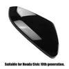 Honda Civic Left Side Mirror Cap Cover Black (2016-2019)