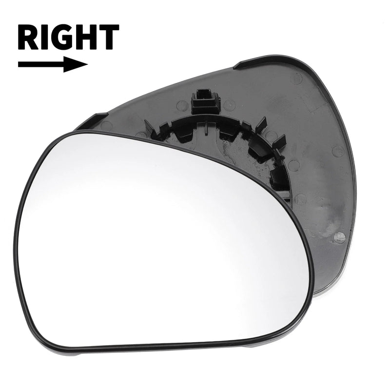 Peugeot 207 308 Right Side White Mirror Glass w/ Back (2006-2014)