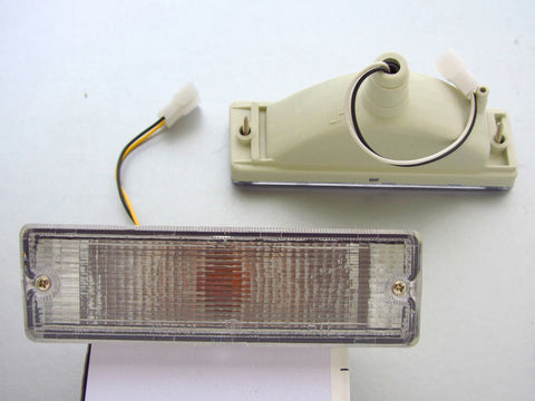 Nissan Navara D21 Clear Bumper Bar Indicator Lights (1986-1997)