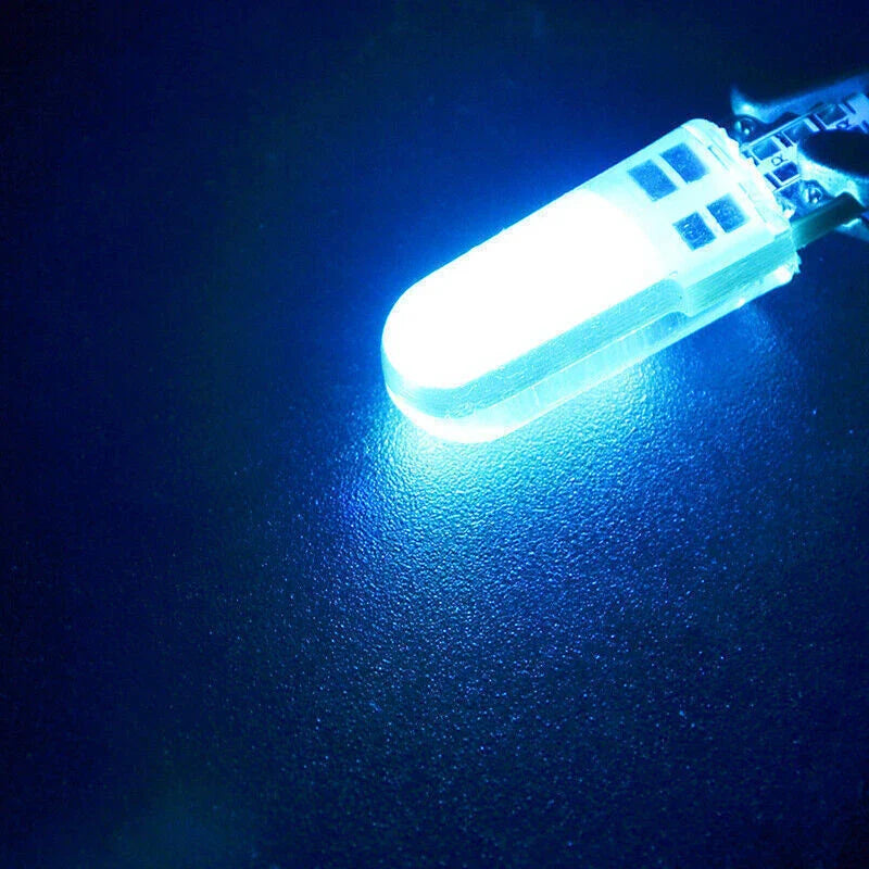 Car (12V) - 20 x Bulbs T10 COB Ice Blue LED License Plate Lights
