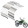 Honda CRF 450R 2002-2021, CRF 250R 2003-2021 19" Rim Wheel Stickers White